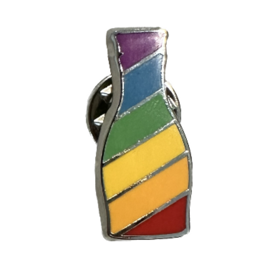 Bottle Rainbow Lapel Pin